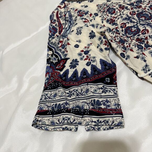 La Moda Tropical Cover Up Caftan Garden Midi Dress Embellishments L / XL - Picture 12 of 16